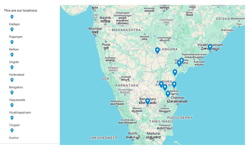 Service Map Location